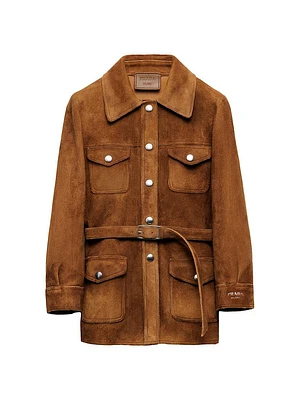 Suede Safari Jacket