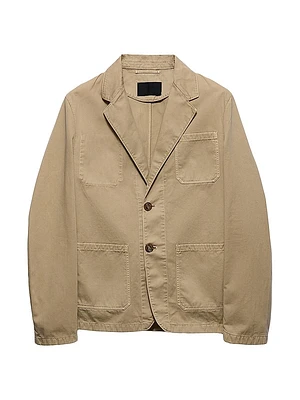Single-Breasted Cotton Jacket