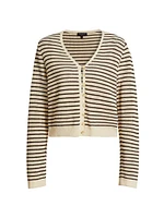 Zoey Striped Knit Cardigan