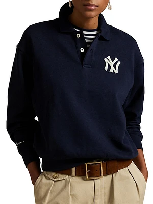 New York Yankees™ Fleece Long-Sleeve Polo
