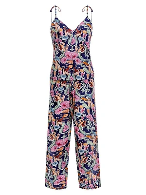 Sun-Kissed Escapes Amelie Cotton Pajamas