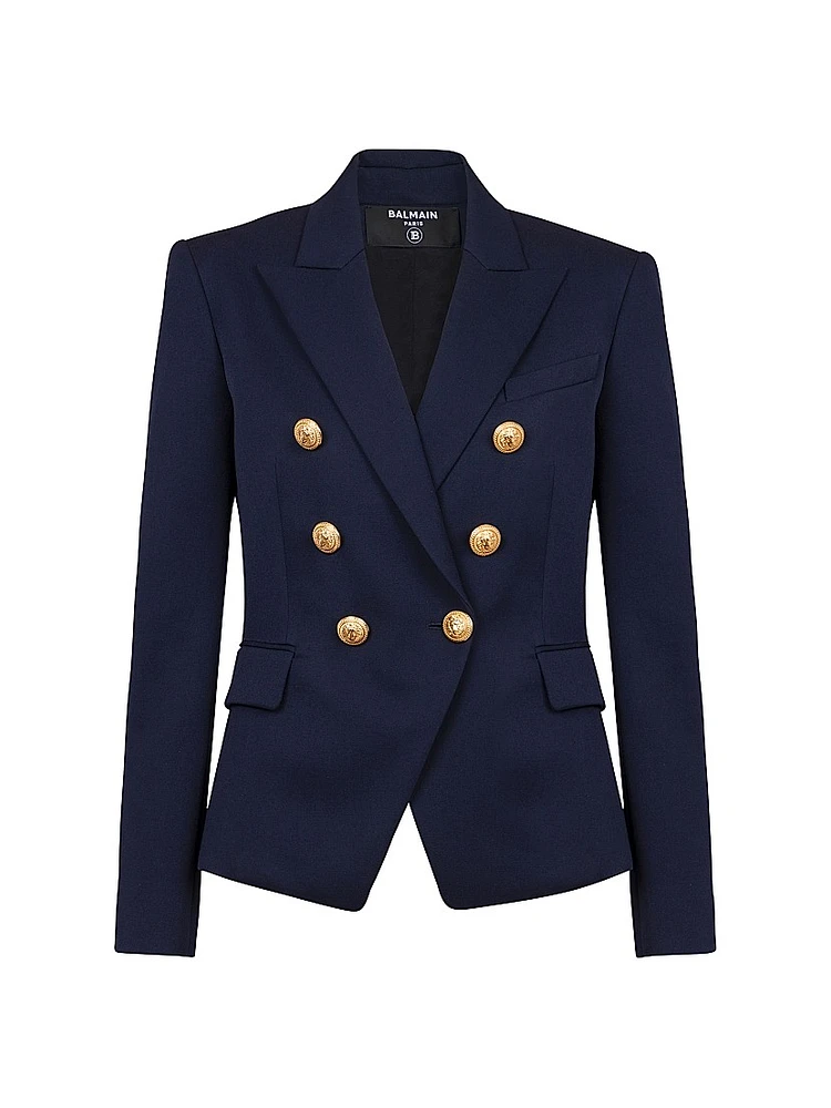 Wool Double-Breasted Jacket