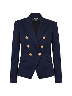 Wool Double-Breasted Jacket