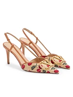 VLogo Signature Slingback Pumps 80MM