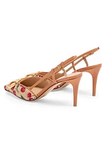 VLogo Signature Slingback Pumps 80MM