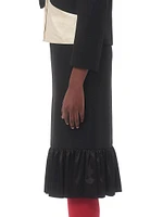 Crepe Couture Midi Skirt