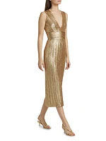 Sequin Midi-Dress