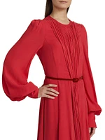 Huma Pleated Maxi Dress