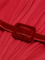 Huma Pleated Maxi Dress