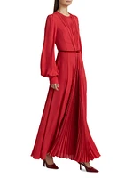 Huma Pleated Maxi Dress