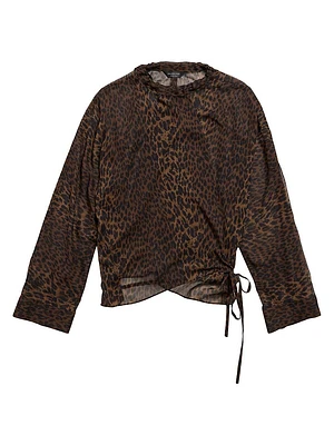 Leopard Minimal Blouse