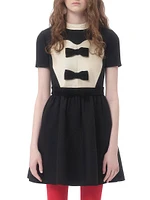 Crepe Couture Short Dress