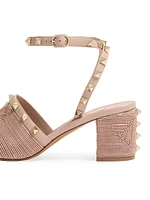 Rockstud Calfskin Sandals 60MM
