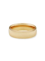 14K Yellow Gold Forever Band Statement Ring