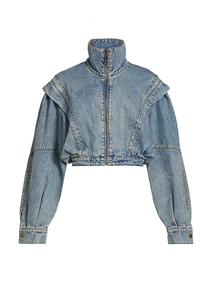 Evie Denim Crop Jacket