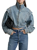 Evie Denim Crop Jacket