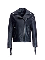 Fringed Leather Jacket