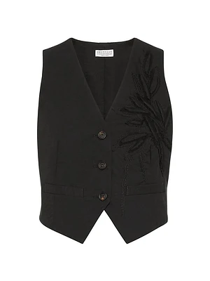 Techno Cotton Poplin Vest