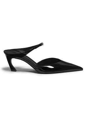 Laurie 70MM Patent Leather Mules