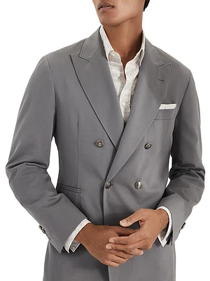 One and A Half Breasted Deconstructed Blazer