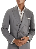 One and A Half Breasted Deconstructed Blazer