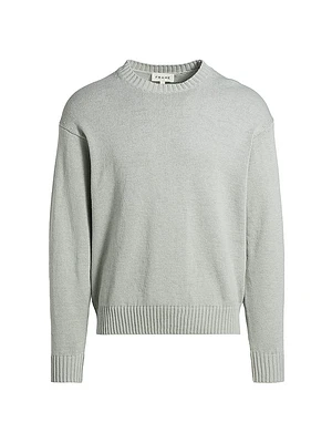 Cotton-Silk Crewneck Sweater