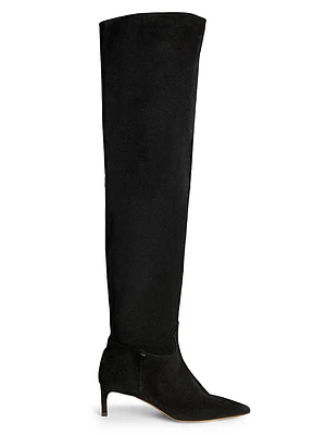 Carolina 55MM Suede Over-The-Knee Boots