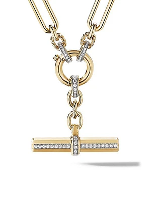 Lexington E/W Chain Necklace in 18K Yellow Gold