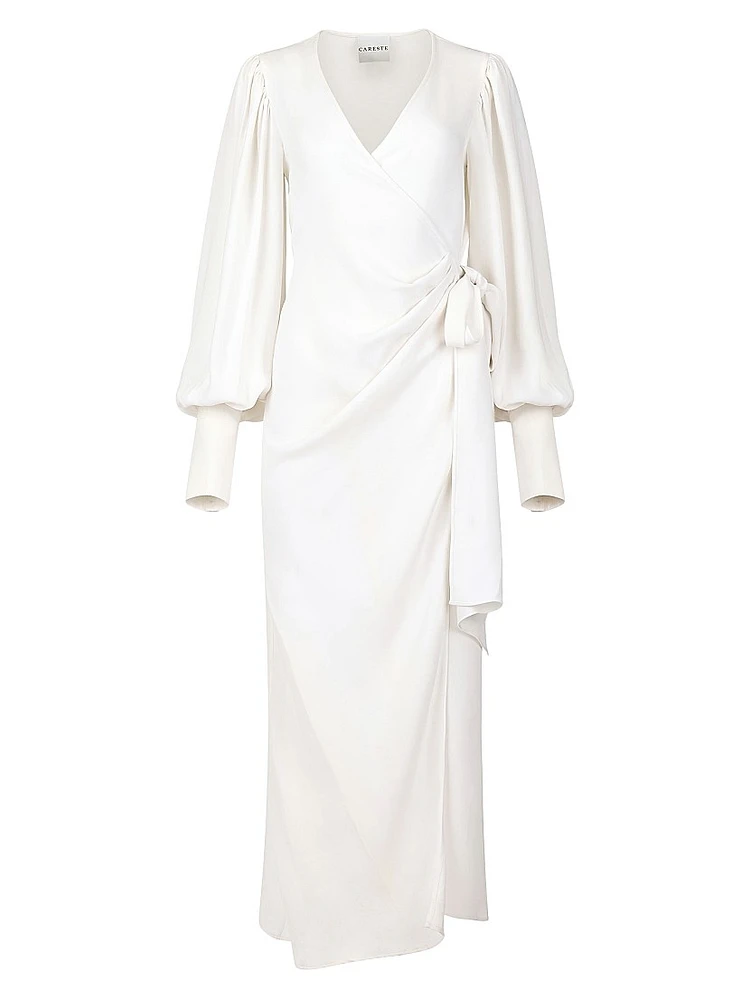 Lottie Silk Wrap Gown
