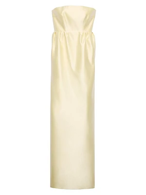 Long Double Satin Dress