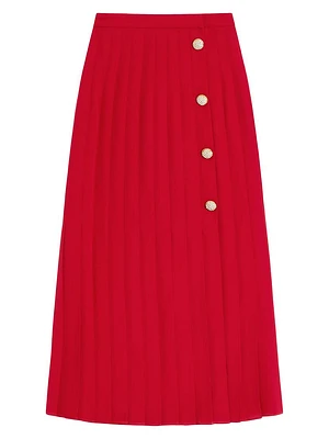 Georgette Midi Skirt