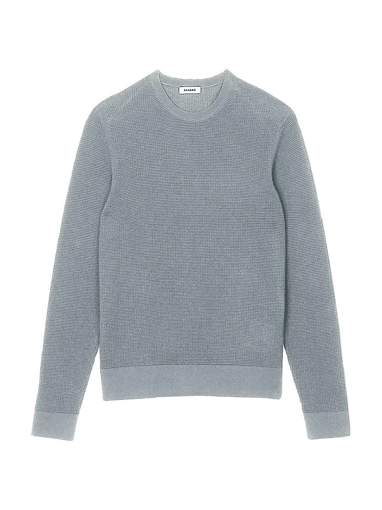 Textured Knit Sweater