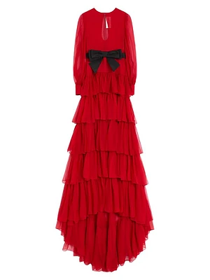 Chiffon Long Dress