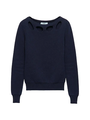 Cotton Boat Neck Sweater