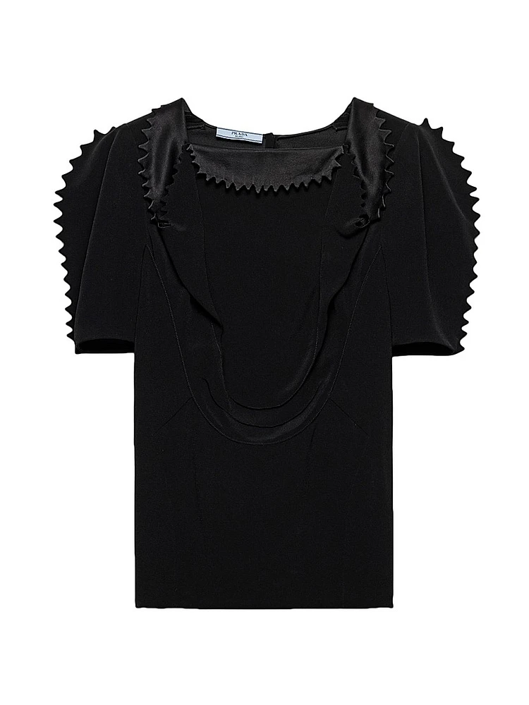 Cady Crepe Top
