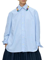 Lyn Tassel Collar Shirt