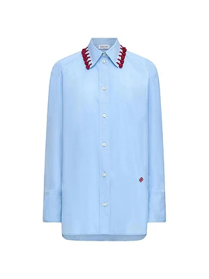 Lyn Tassel Collar Shirt