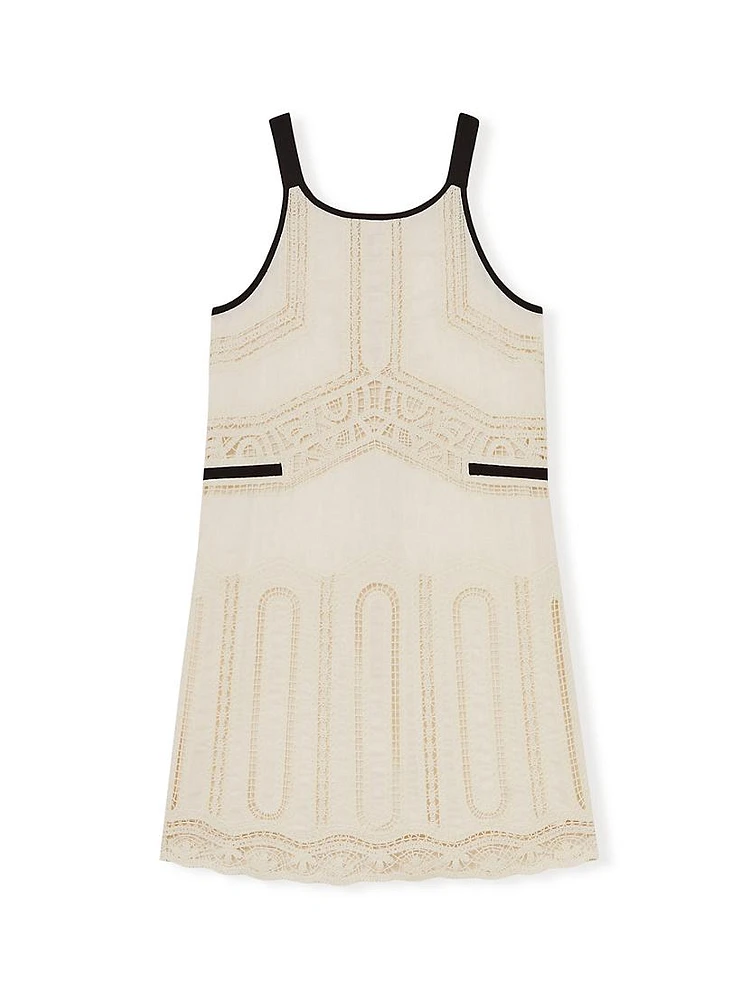 Little Girl's & Lace Sleeveless Dress