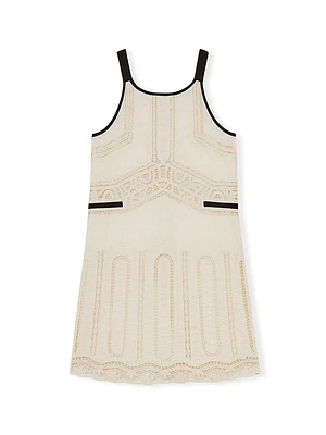 Little Girl's & Lace Sleeveless Dress