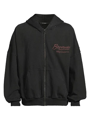 Bienvenidos Zip Cotton Hoodie