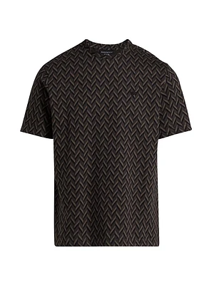 Chevron Cotton T-Shirt