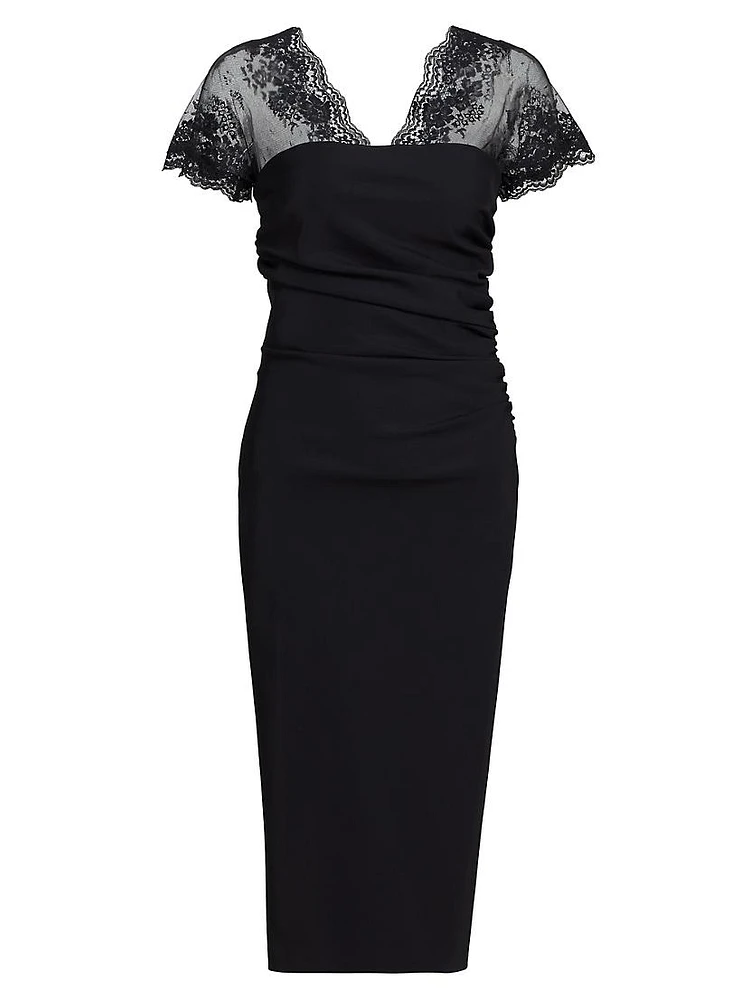 Genic Lace Midi-Dress