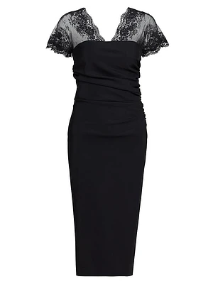 Genic Lace Midi-Dress