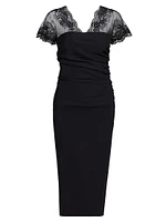 Genic Lace Midi-Dress