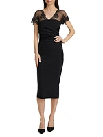 Genic Lace Midi-Dress