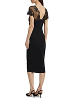 Genic Lace Midi-Dress