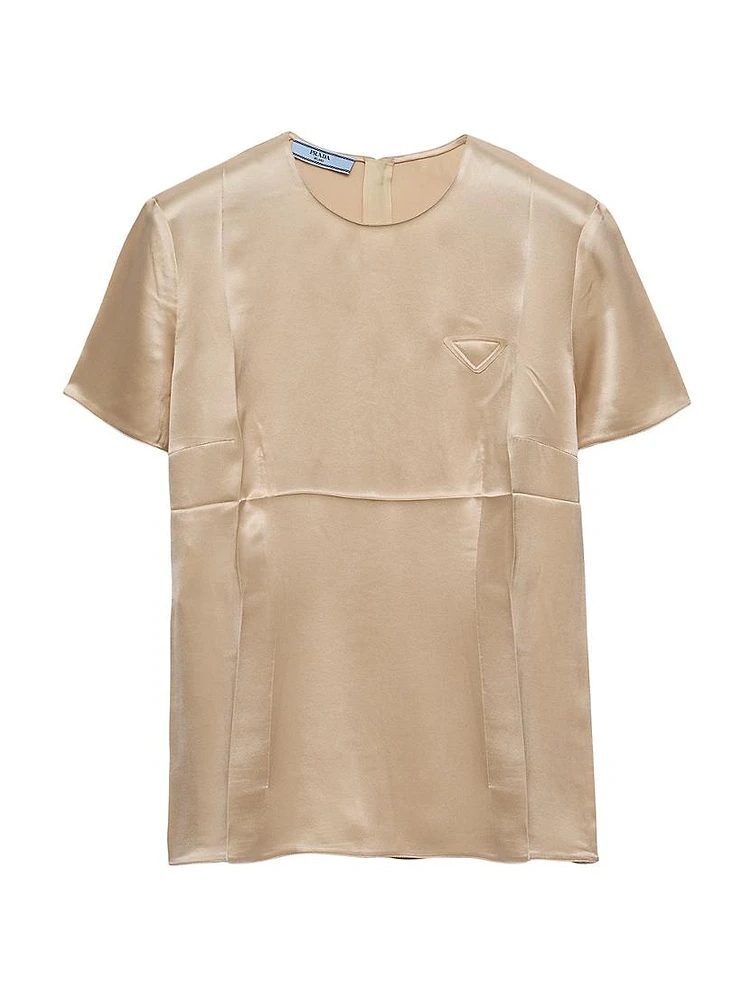 Satin Crepe Top