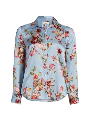 Tyler Floral Silk Blouse