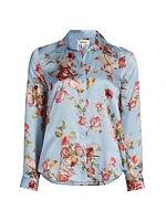 Tyler Floral Silk Blouse
