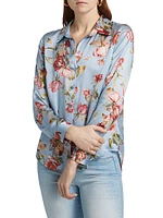 Tyler Floral Silk Blouse